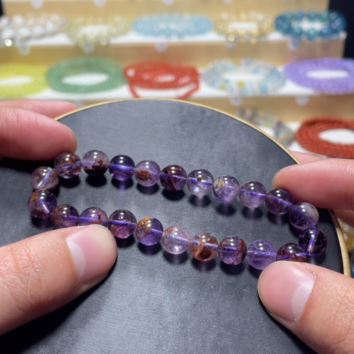 【闪购商品】水晶手链银S800镀金镶嵌?**?