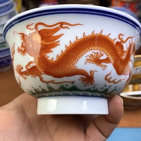 景德镇陶瓷藏式茶碗