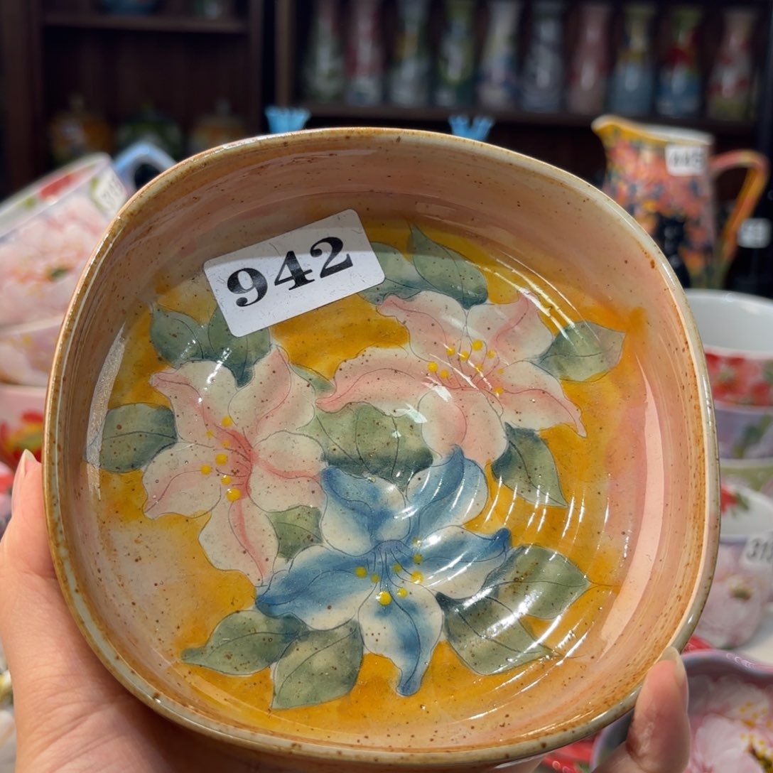 瓷片景德镇手绘高温釉下彩陶瓷茶具