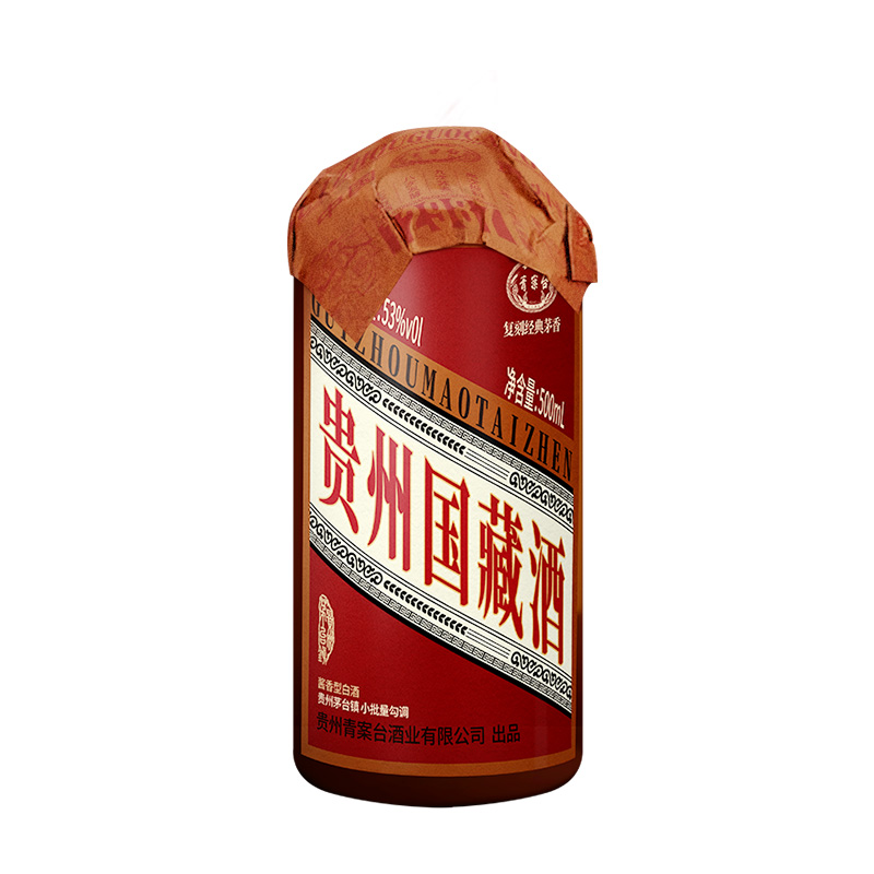 qingantai/青案台贵州国藏酒酱香整箱厂家直发53度500ML53%Vol500
