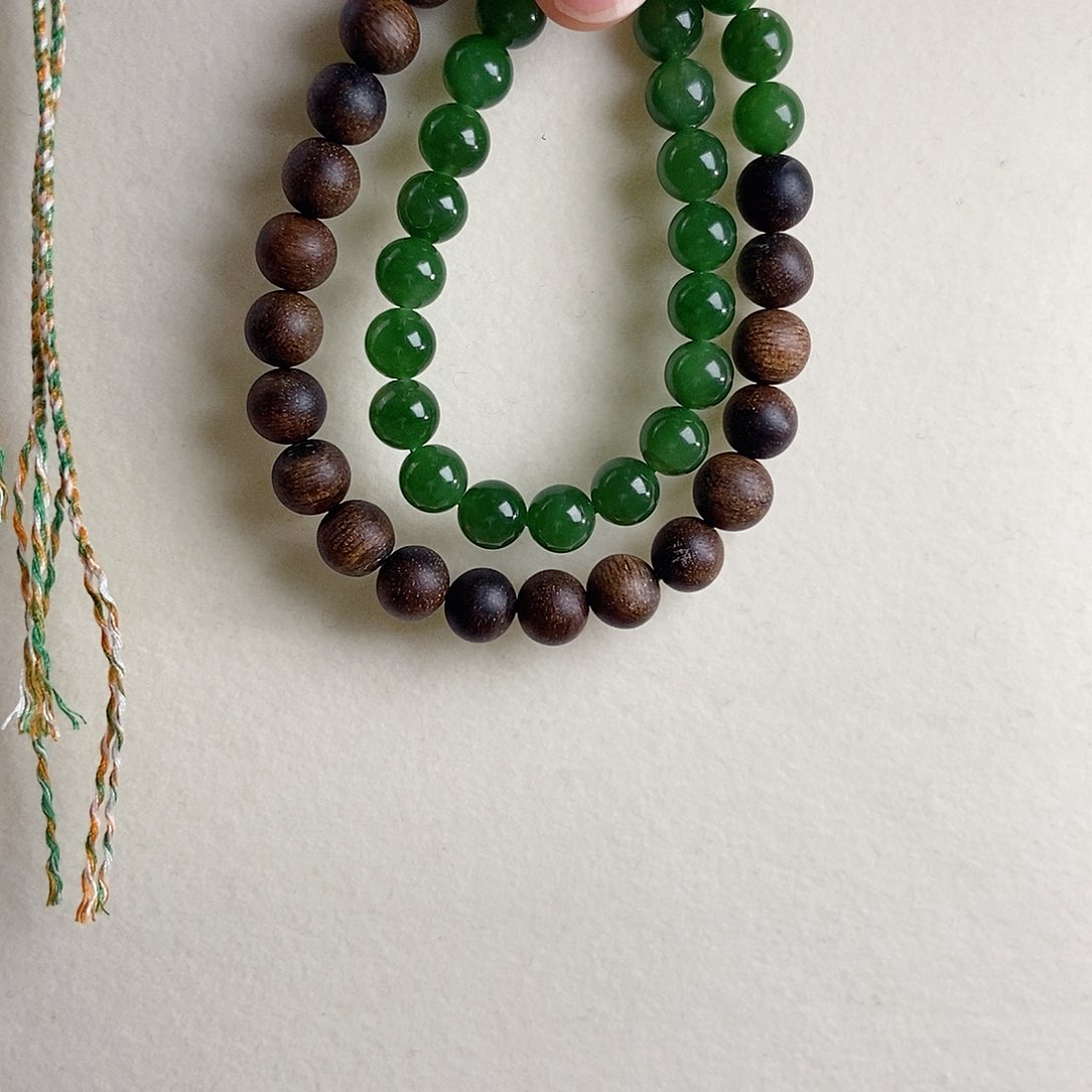 和田玉（碧玉）颈饰未镶嵌项链设计款