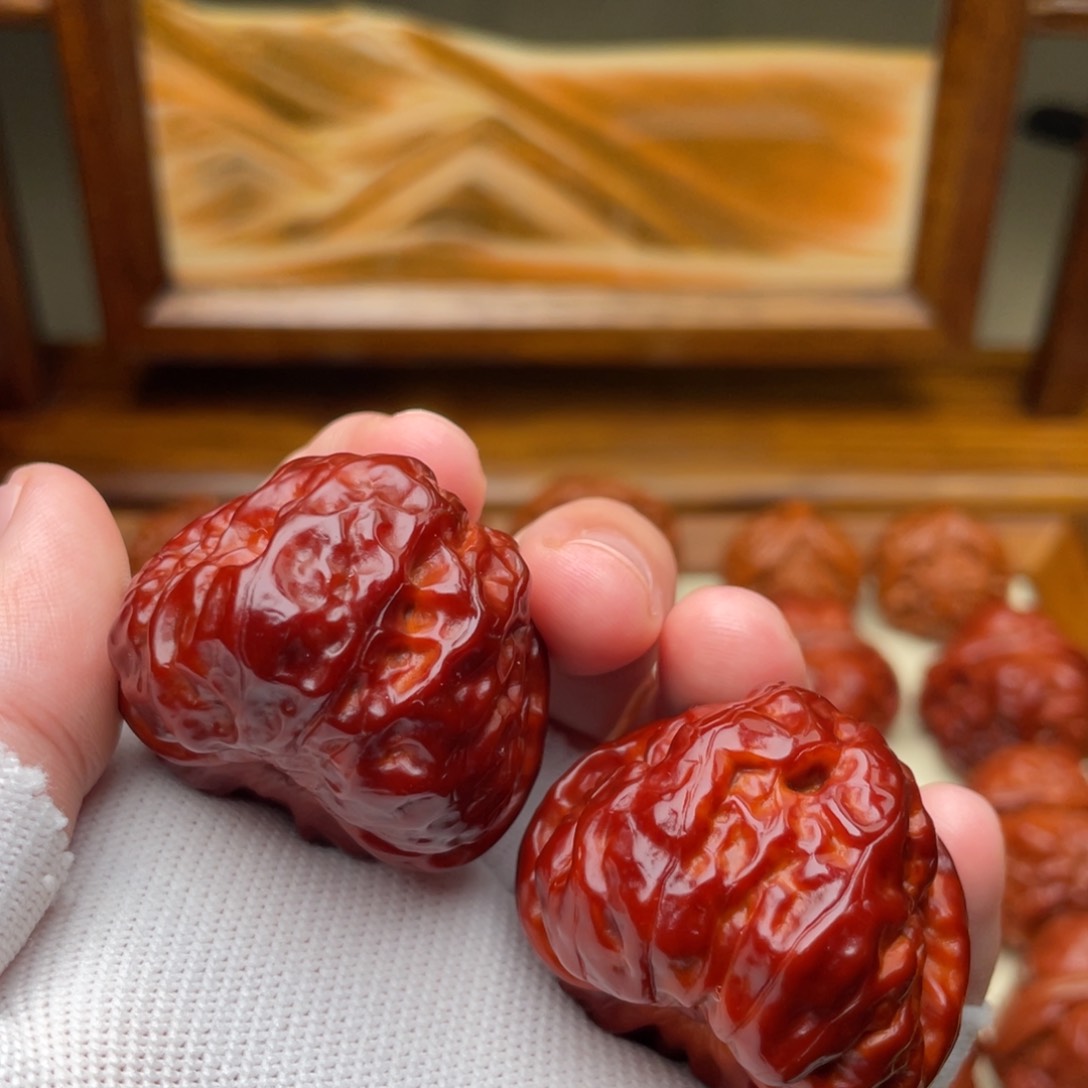 文玩核桃把件蛤蟆头39