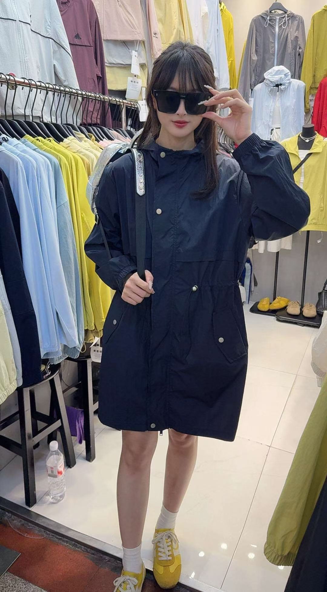 【罗拉】中长款休闲大气上档次防晒外套