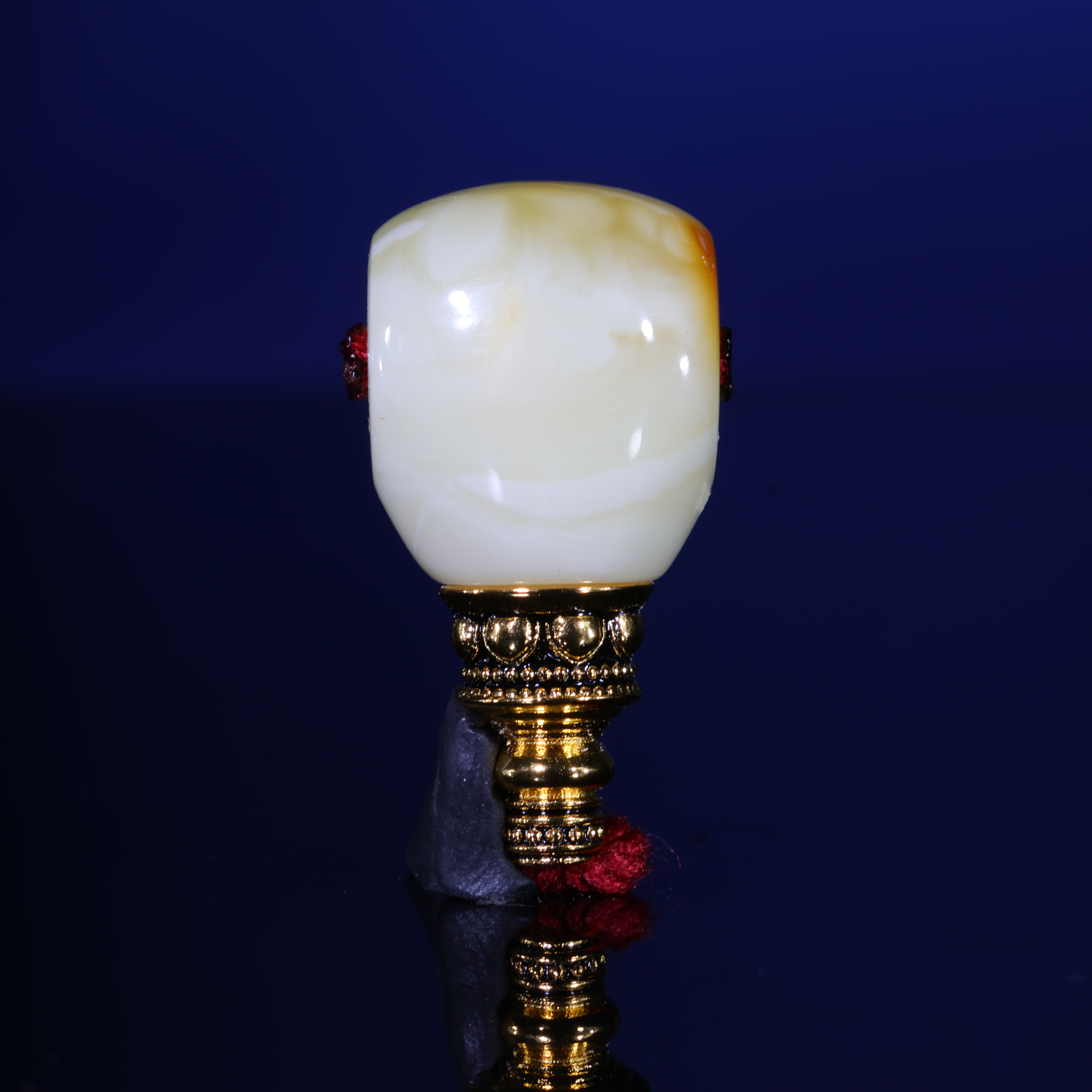 13m蜜蜡三通原矿一物一图白蜡花满蜡分体三通佛头蜜蜡配饰C574