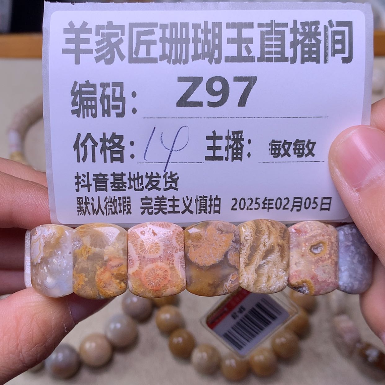 【闪购商品】硅化珊瑚（珊瑚玉）手镯未镶嵌?****YZ97