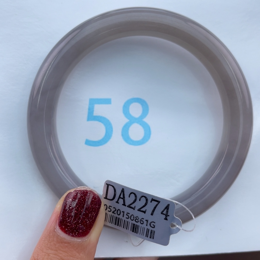 和田玉手镯未镶嵌58+