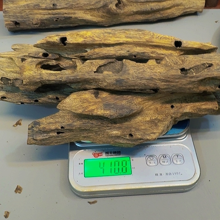 田***叔沉香碎屑沉香白露410克