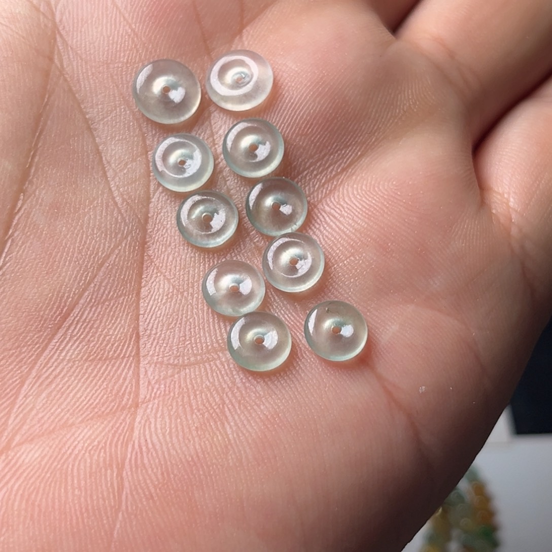 *****定制翡翠未镶嵌翡翠平安扣