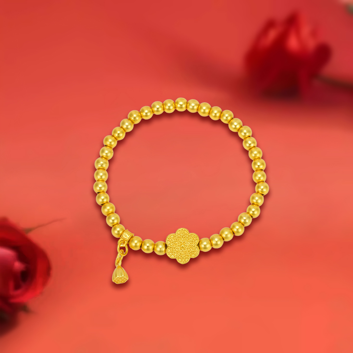 非遗传承古法新中式莲蓬手链