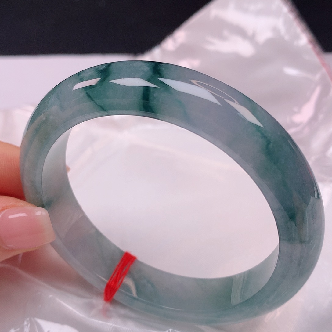 【闪购商品】未镶嵌手镯翡翠57翡翠手镯