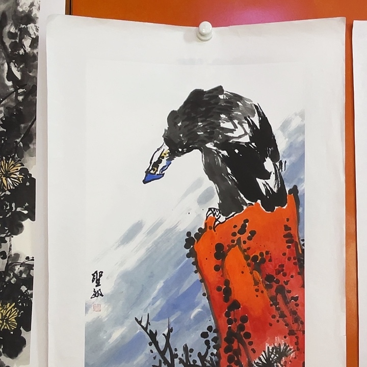国画张圣敏先生纯手绘作品