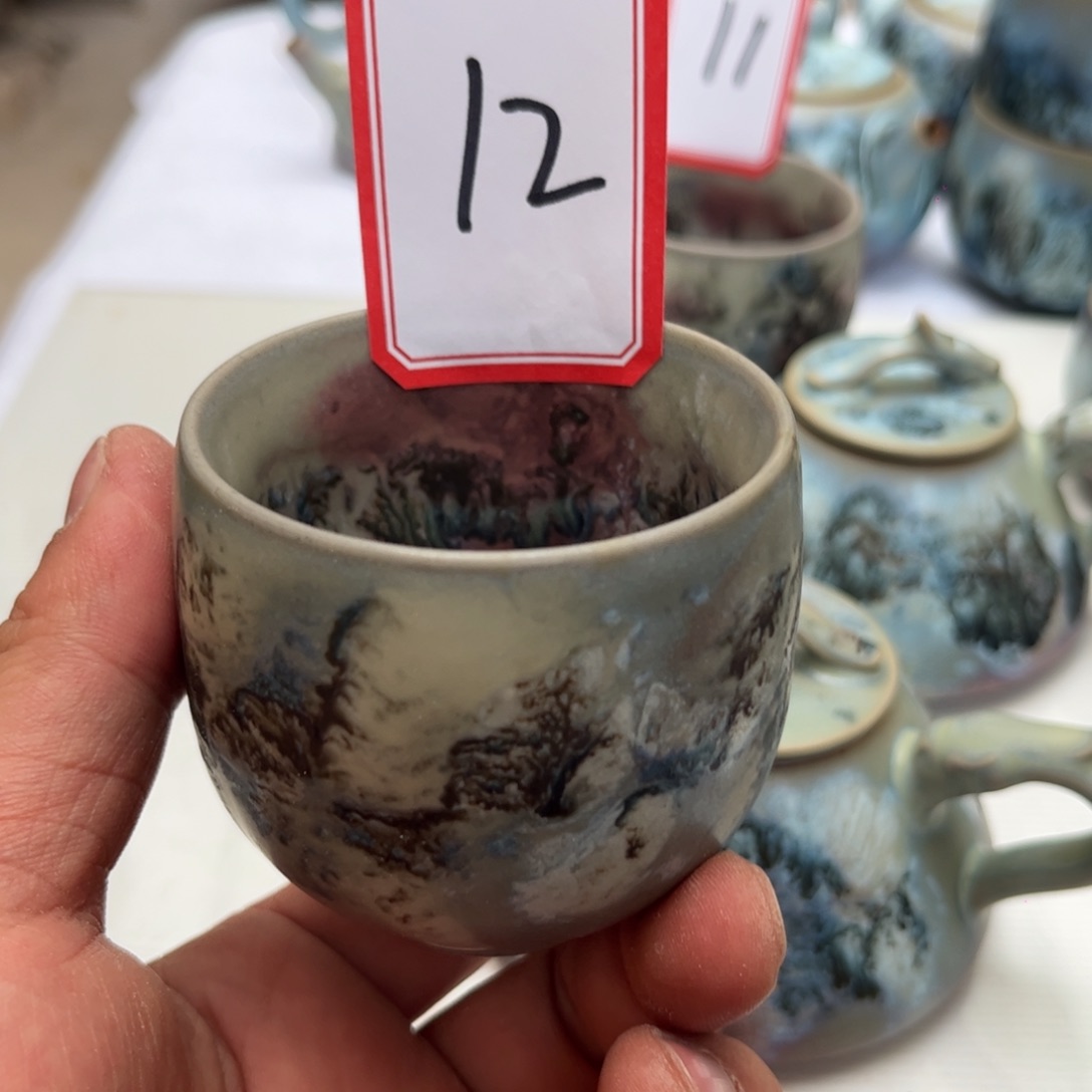 瓷片喵*派神垕钧瓷艺术作品