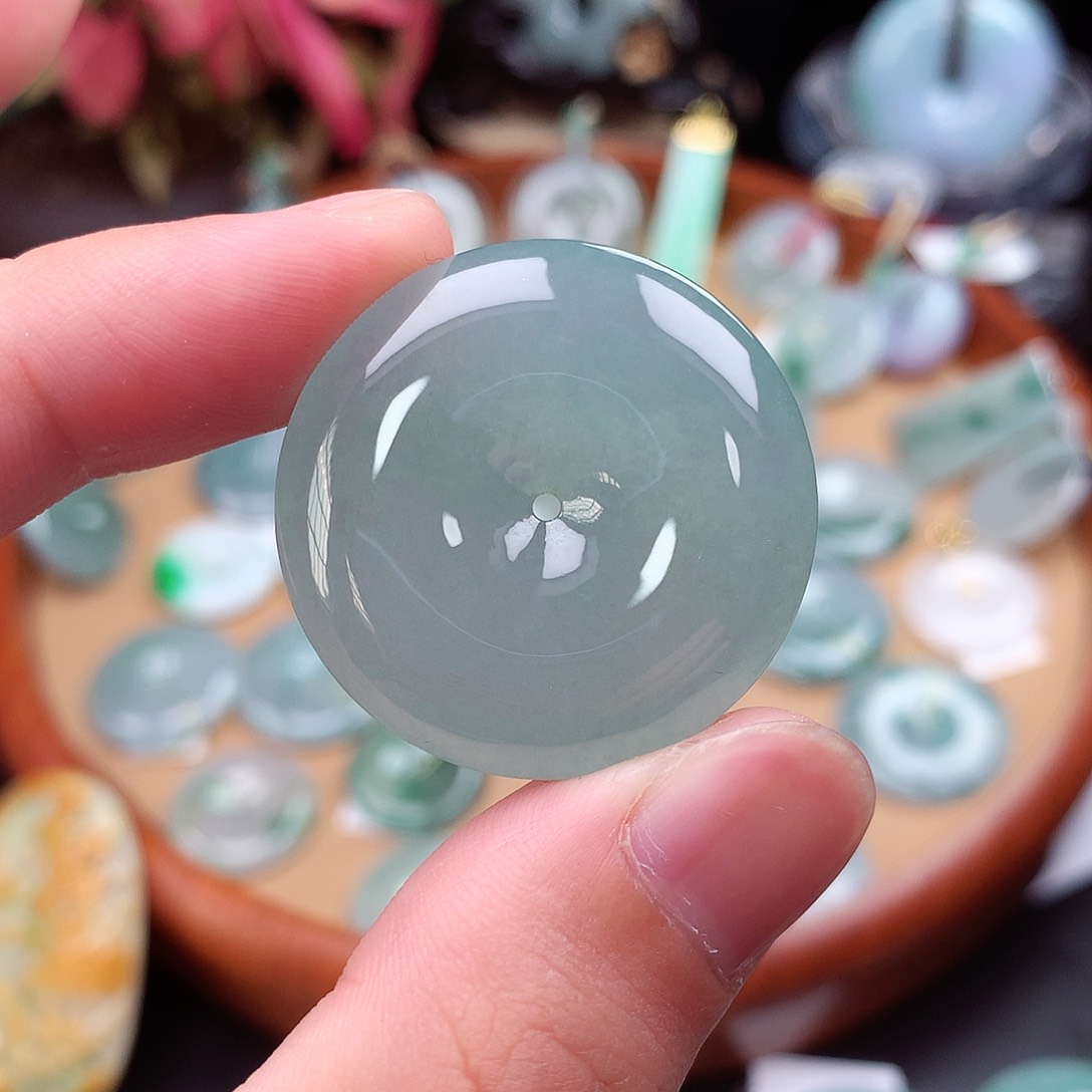 翡翠未镶嵌吊坠(不含链)吊坠16