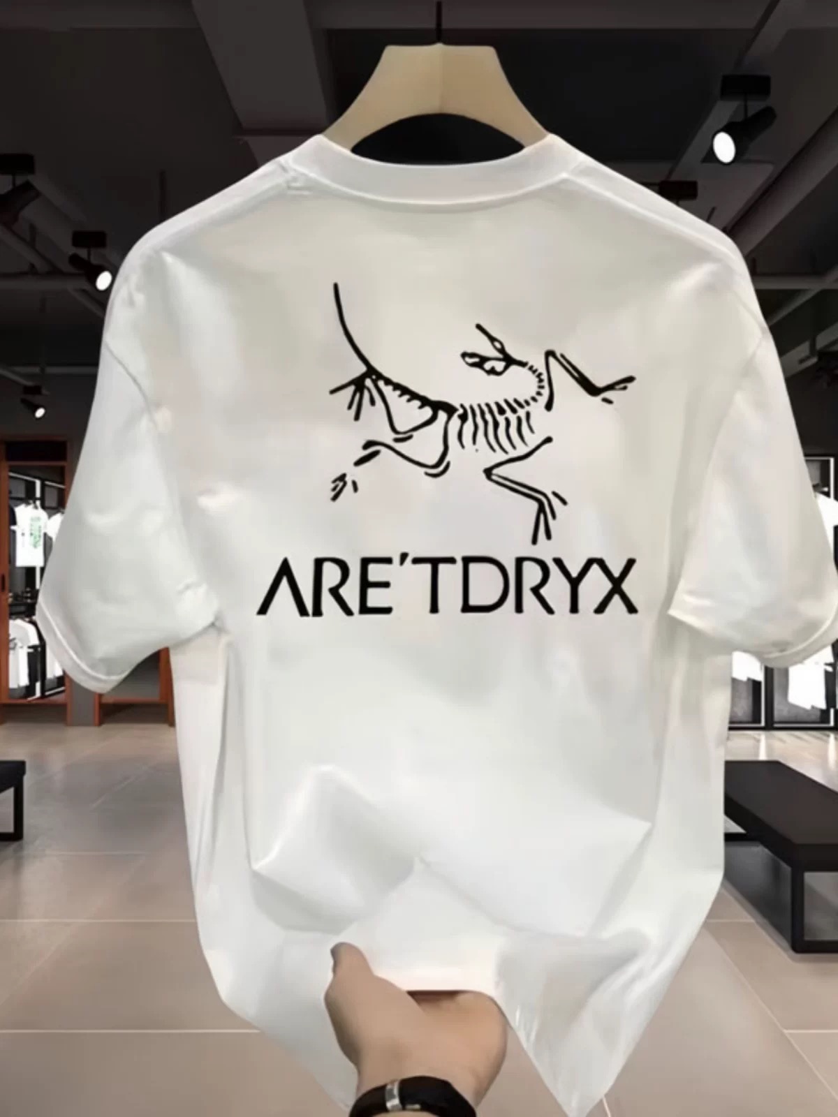 【X】新款茑短袖 圆领大图 圆领个性情侣款  {发正标}