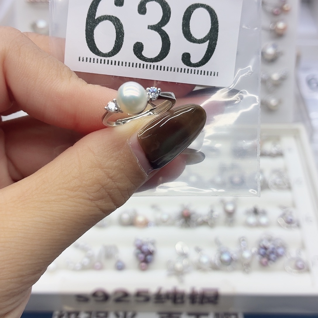****r珠宝奇石淡水珍珠银S925镶嵌