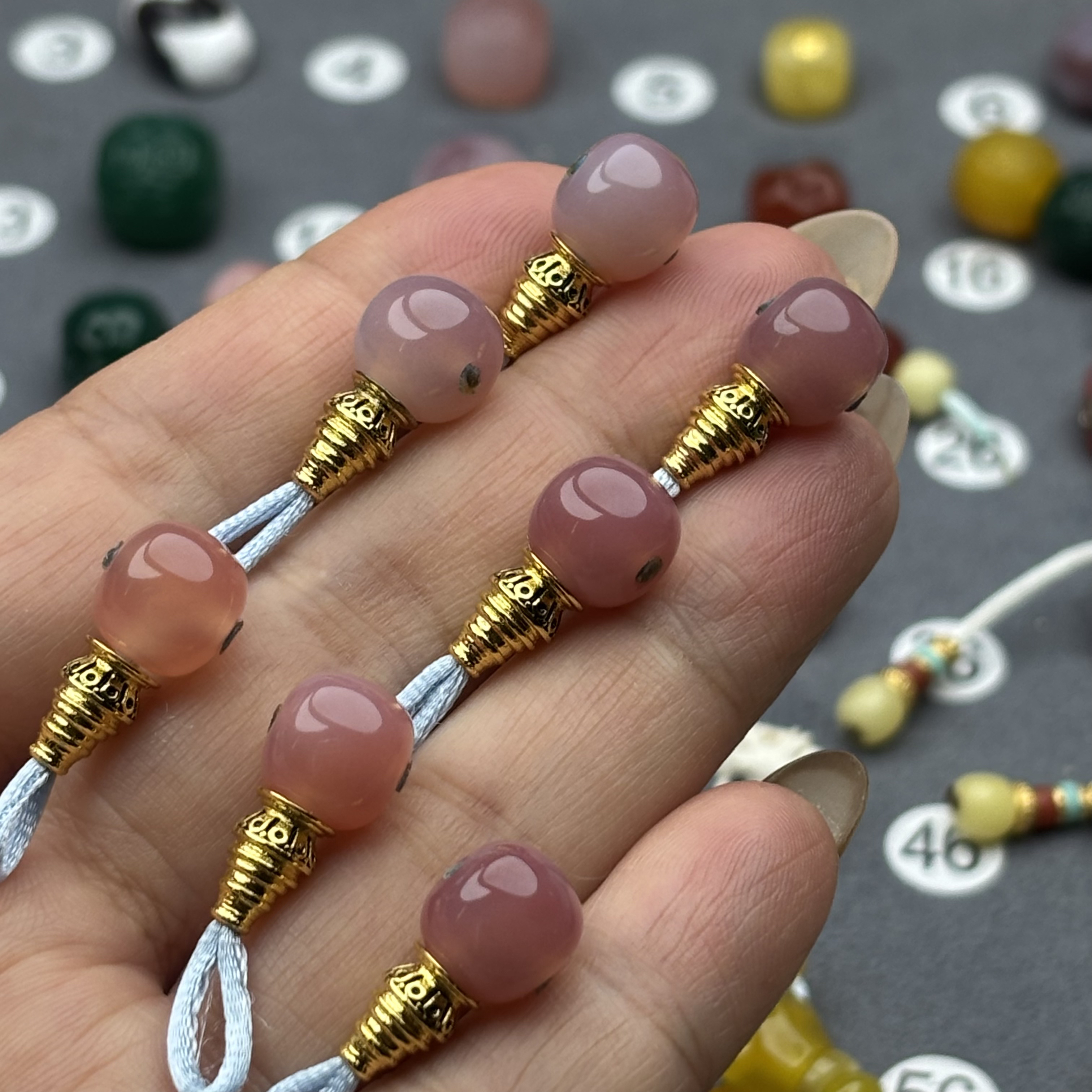 粉糯老型三通8+mm文玩配饰精挑品质百搭饰品