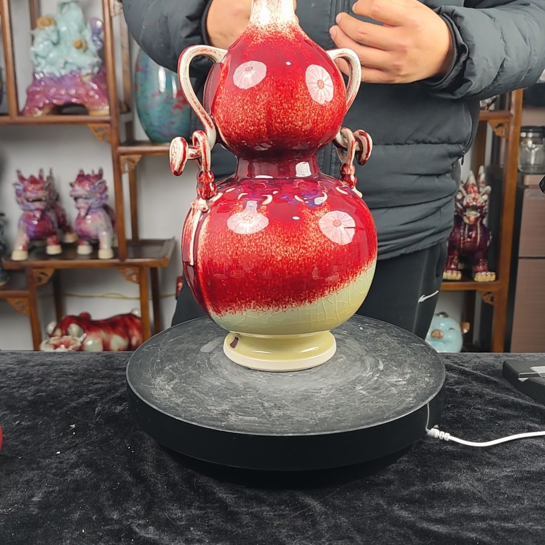 摆件神后镇钧瓷摆件