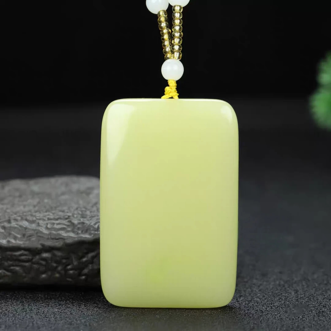 青白奇石观音佛公吊坠挂件手把件（多样性发货）