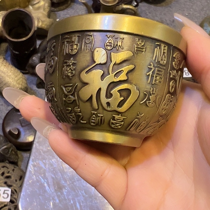 黄铜摆件，文房工艺品摆件