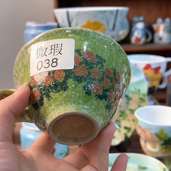 陶景德镇釉下手绘陶瓷 