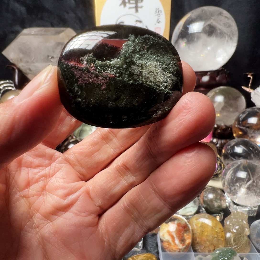 颈饰未镶嵌水晶绿幽灵