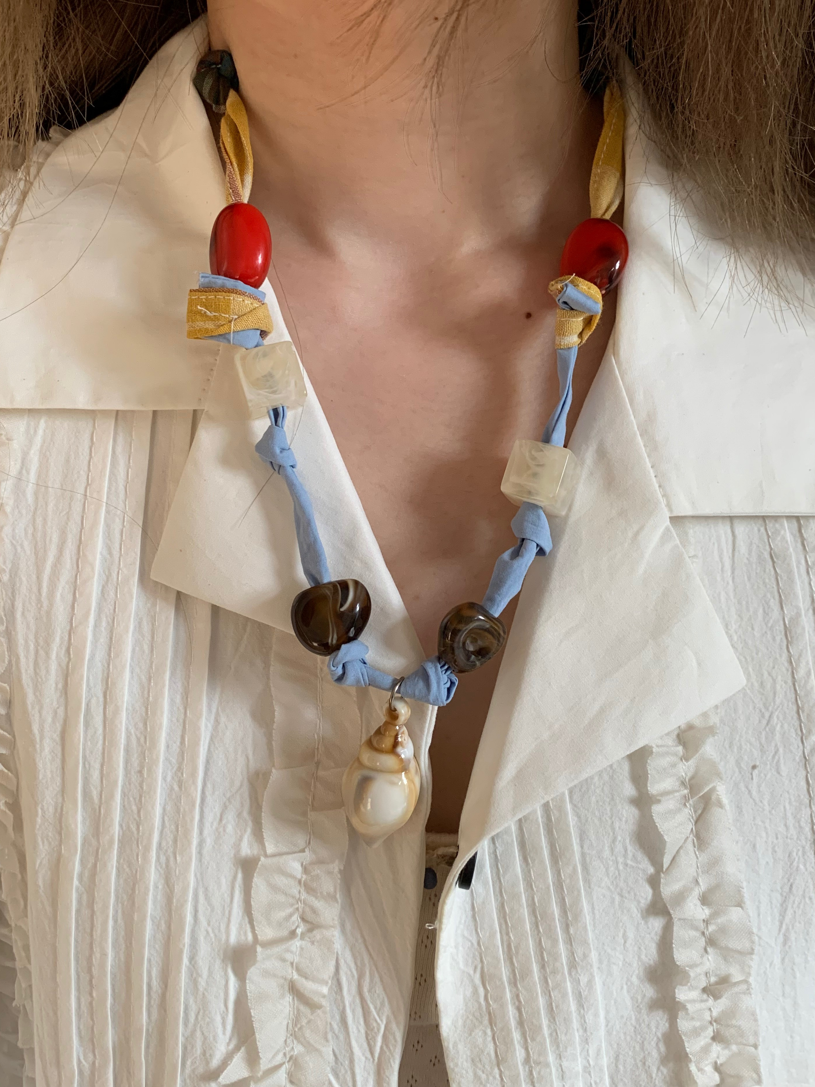 非金属布艺项链 DeepSea自制串珠项链