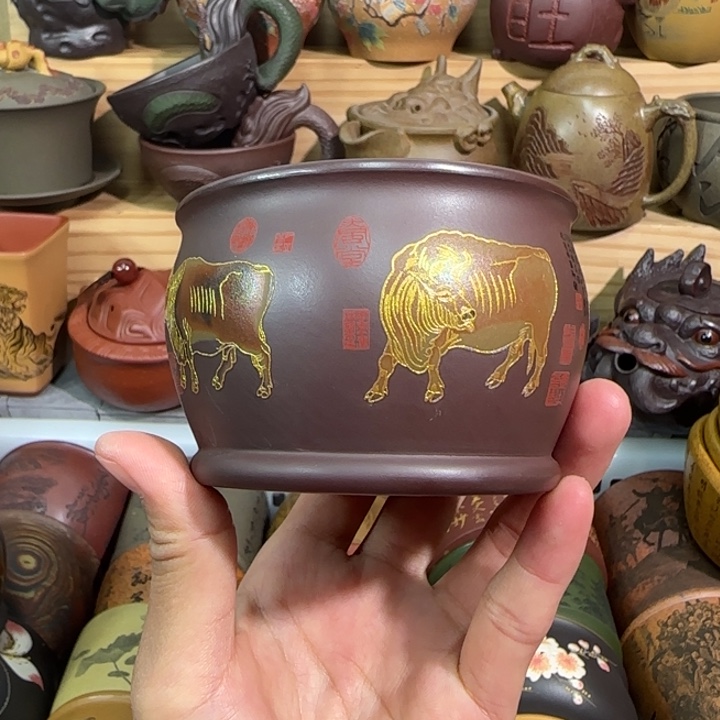 紫砂茶杯宜兴紫砂