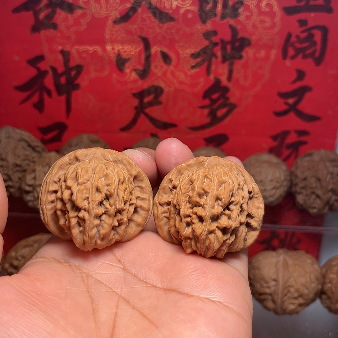 文玩核桃吊坠4.1尺四座楼