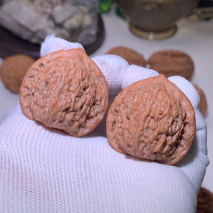 把件文玩核桃七步沟