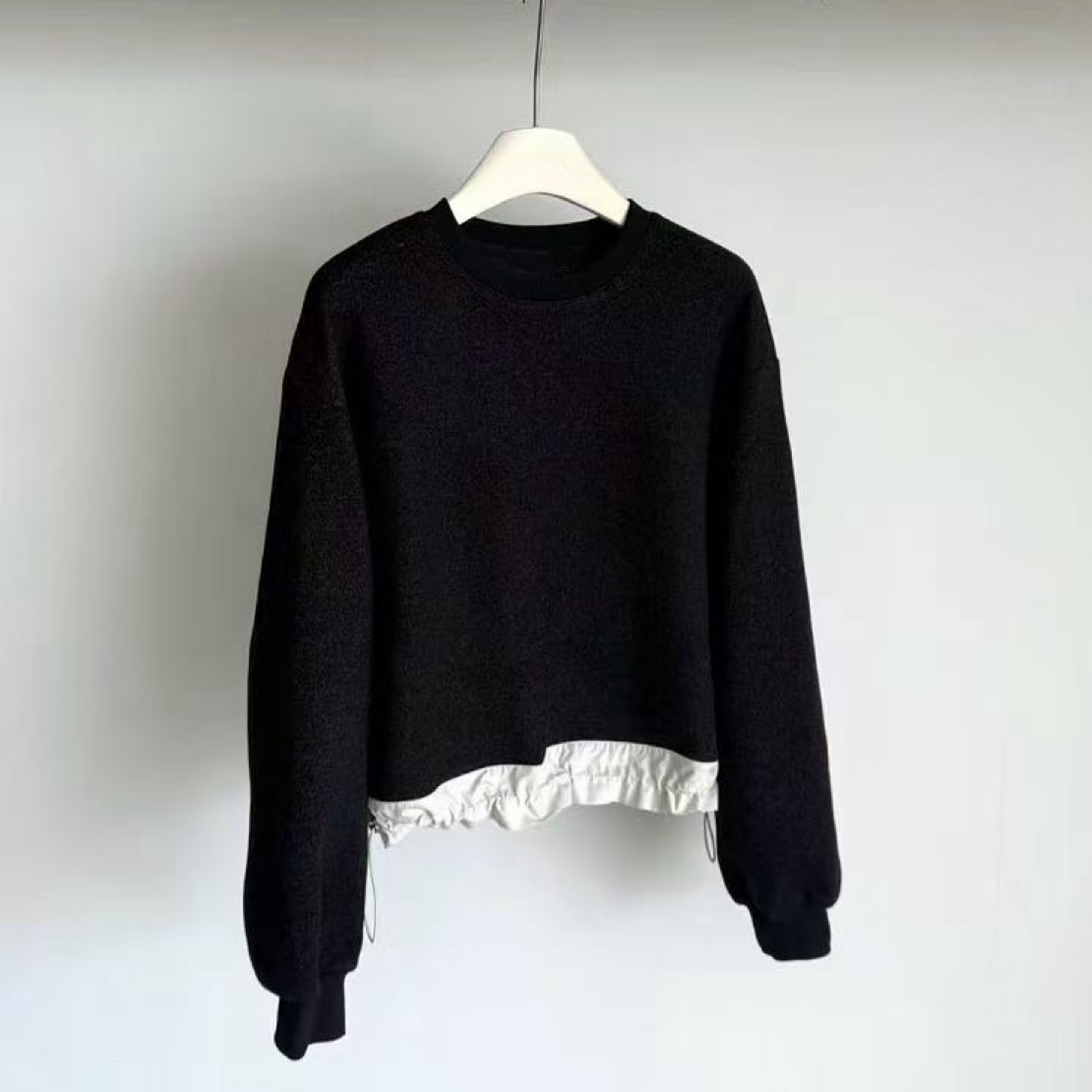 爆款花边加绒卫衣66965