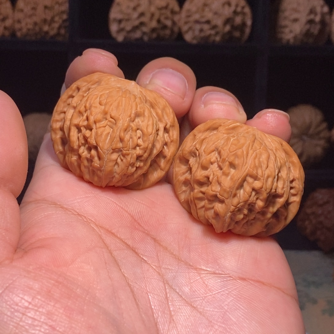 文玩核桃把件福利40正磨