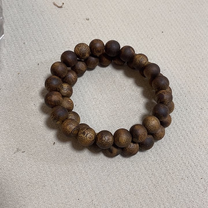 手串沉香圆珠单圈