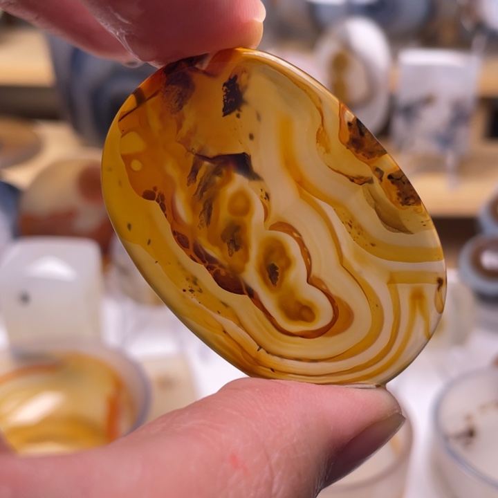 玛瑙/玉髓未镶嵌吊坠(不含链)