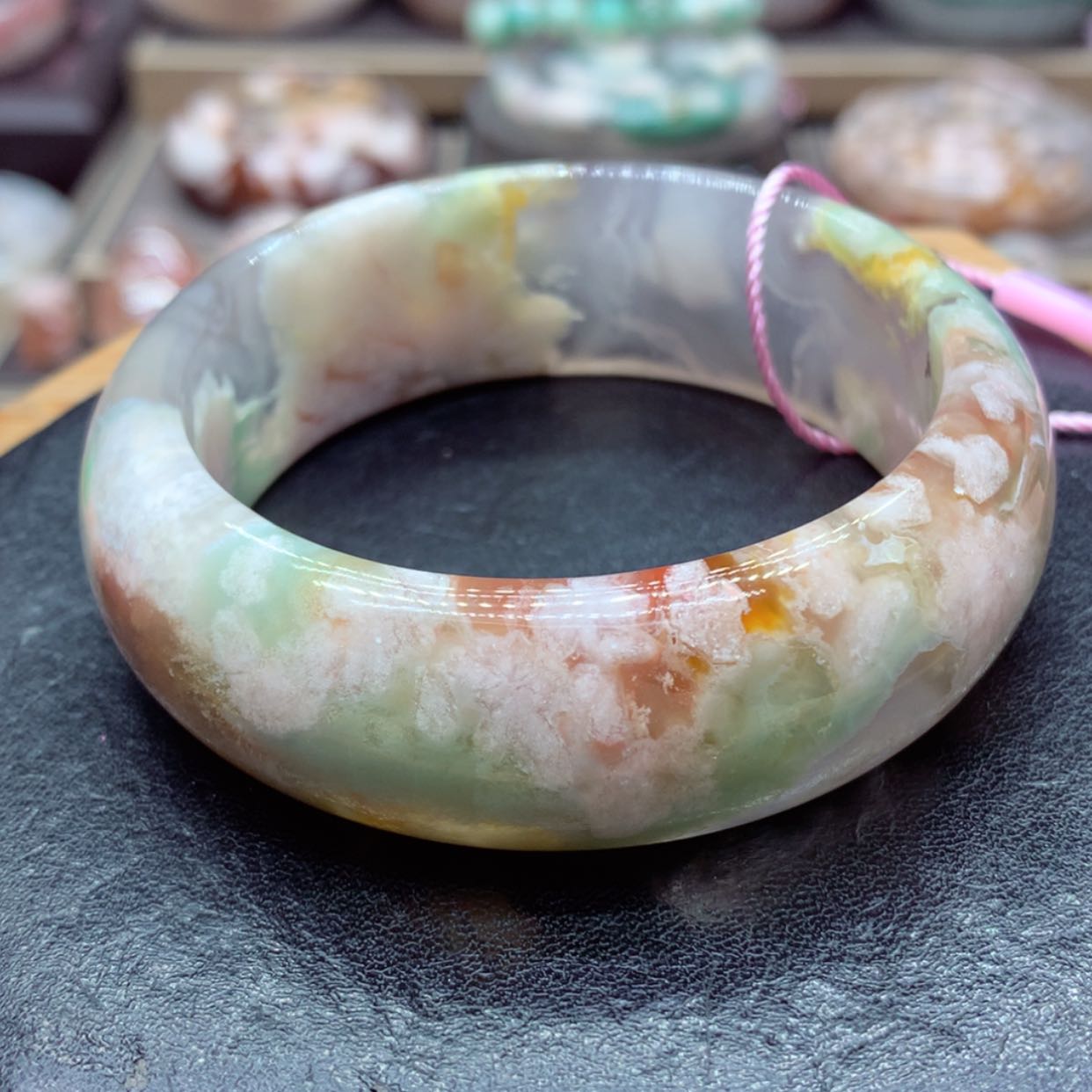 【闪购商品】玛瑙/玉髓手镯6未镶嵌䒕***姜