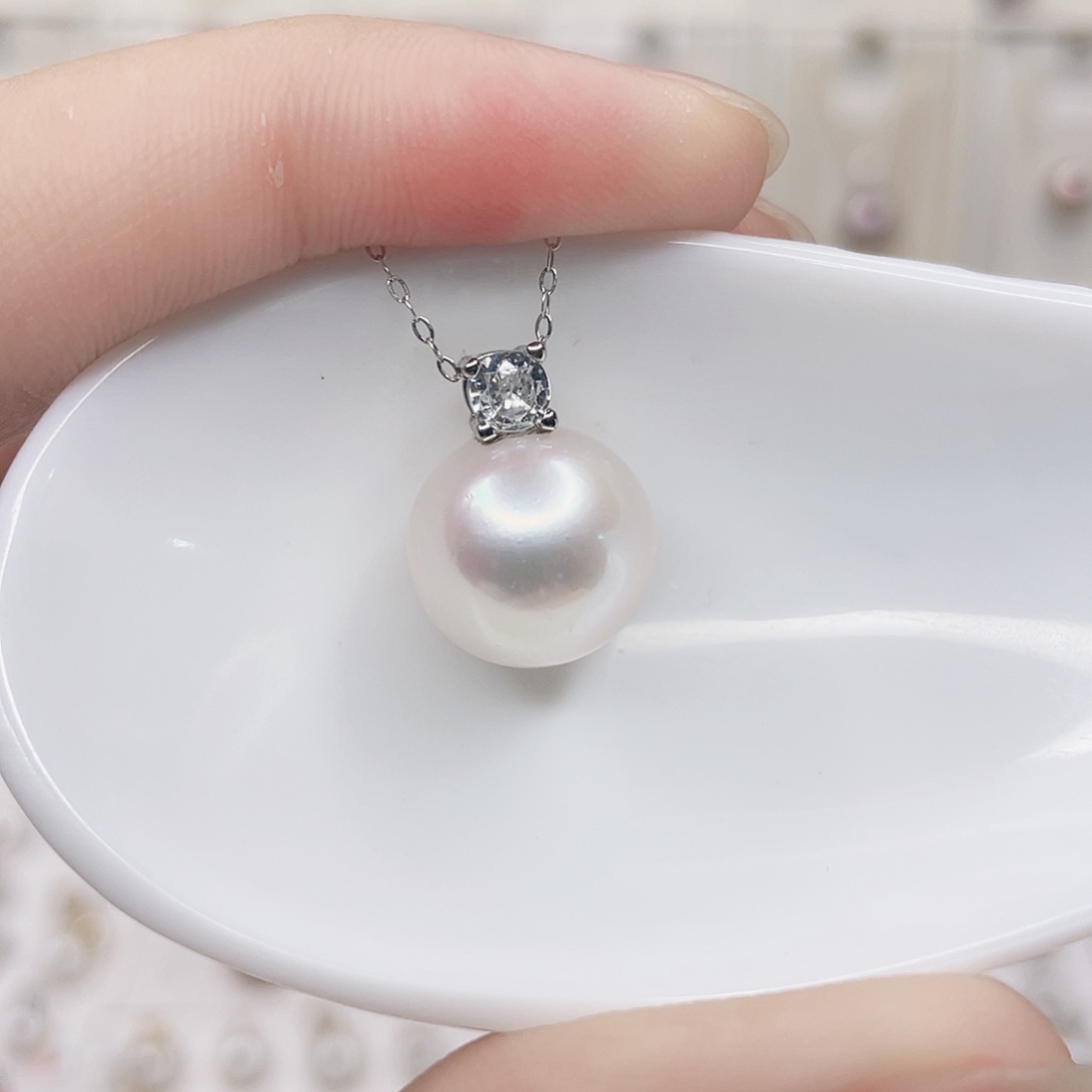 淡水珍珠合金吊坠(赠链)