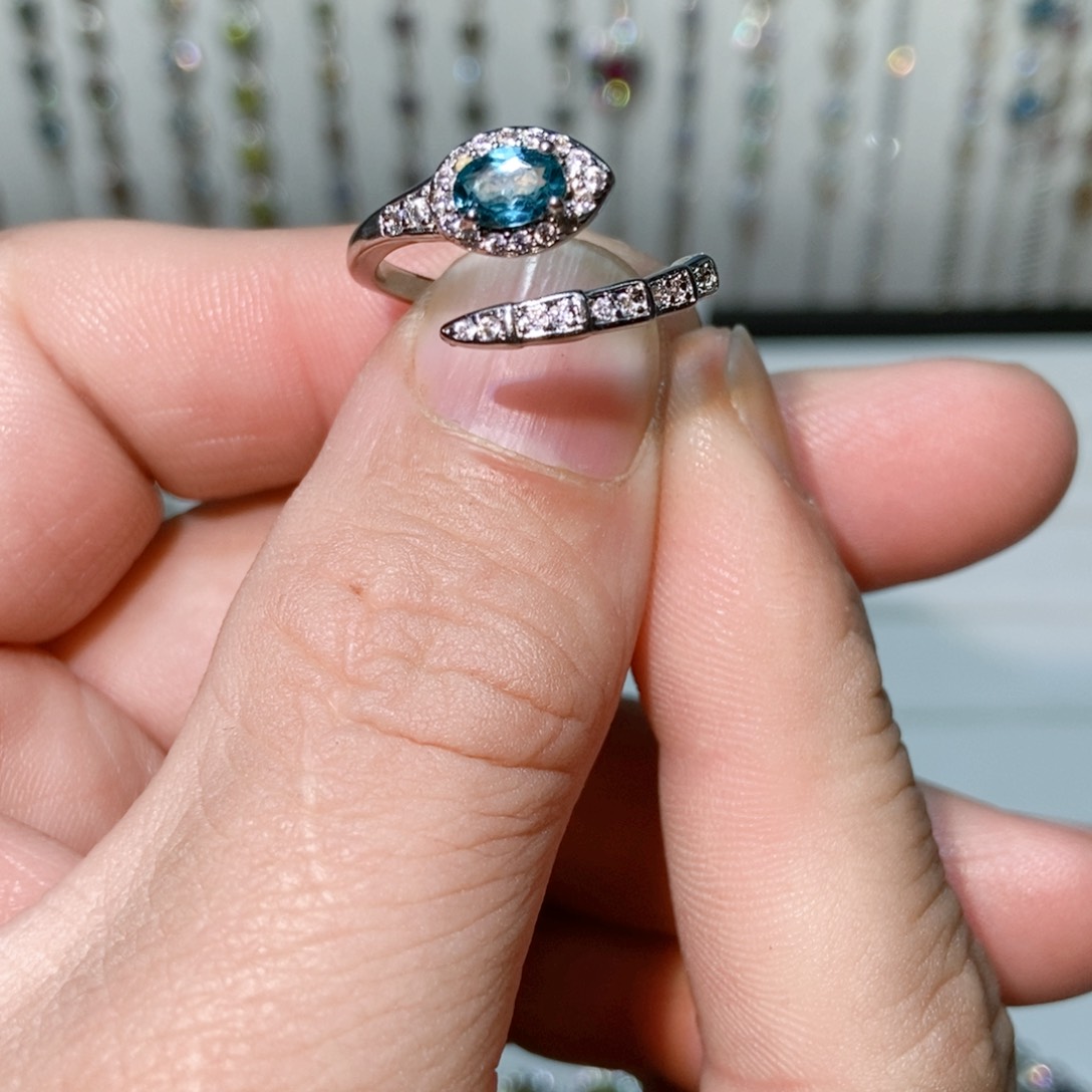 紫晶珠宝半成品银S925镶嵌