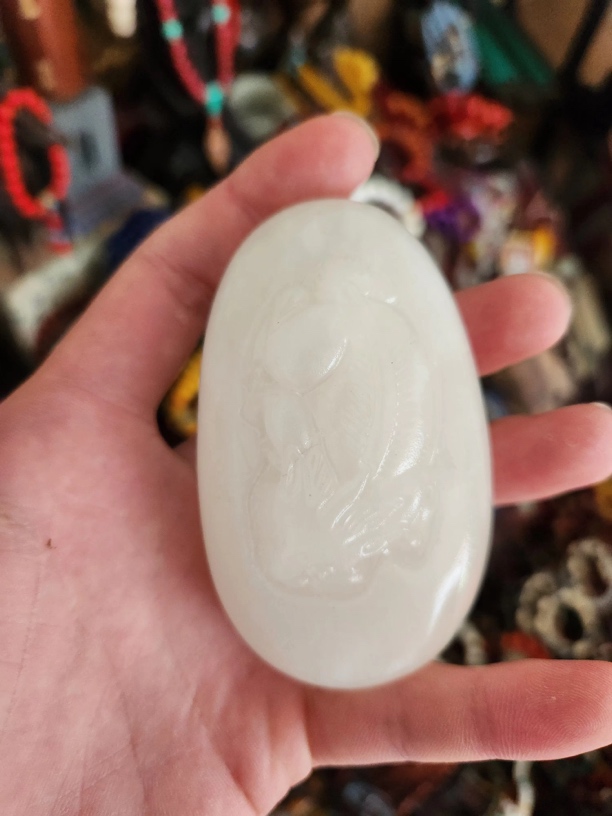 【闪购商品】和田玉原石带雕刻