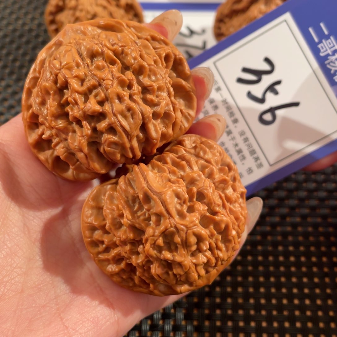 文玩核桃把件356号50尺官帽