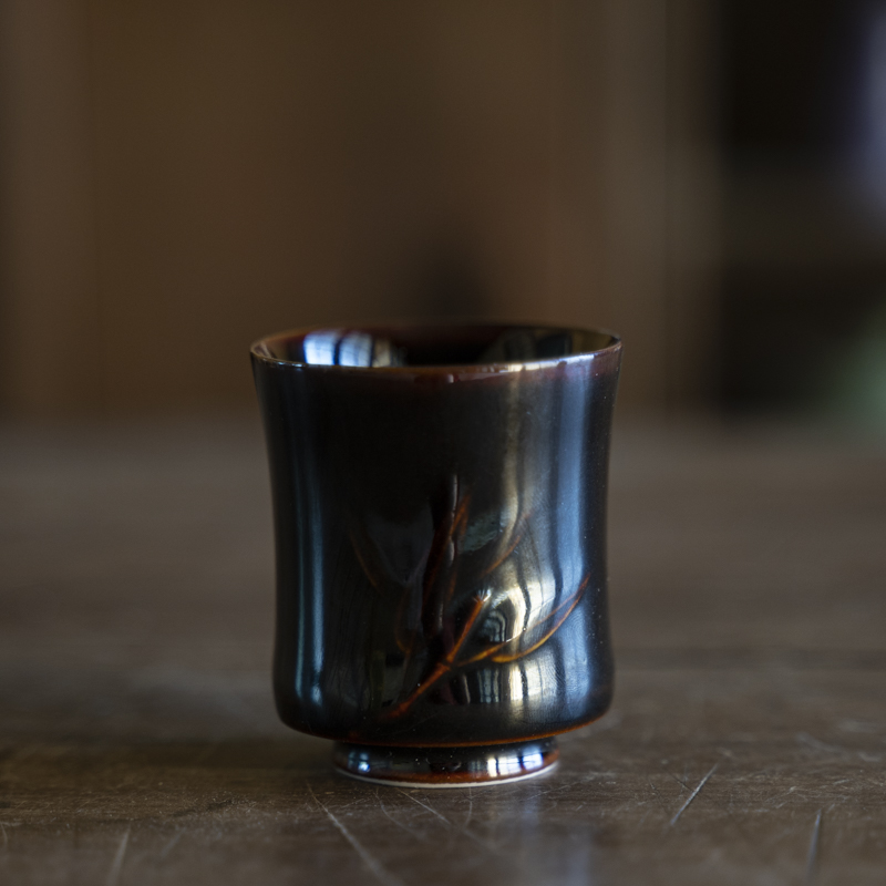 【悦生活】黑美人-黄丽君-竹节杯50ml（Q0371）