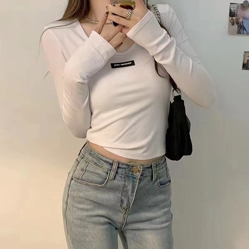 [401-500】夏季短袖上衣时尚女装百搭修身