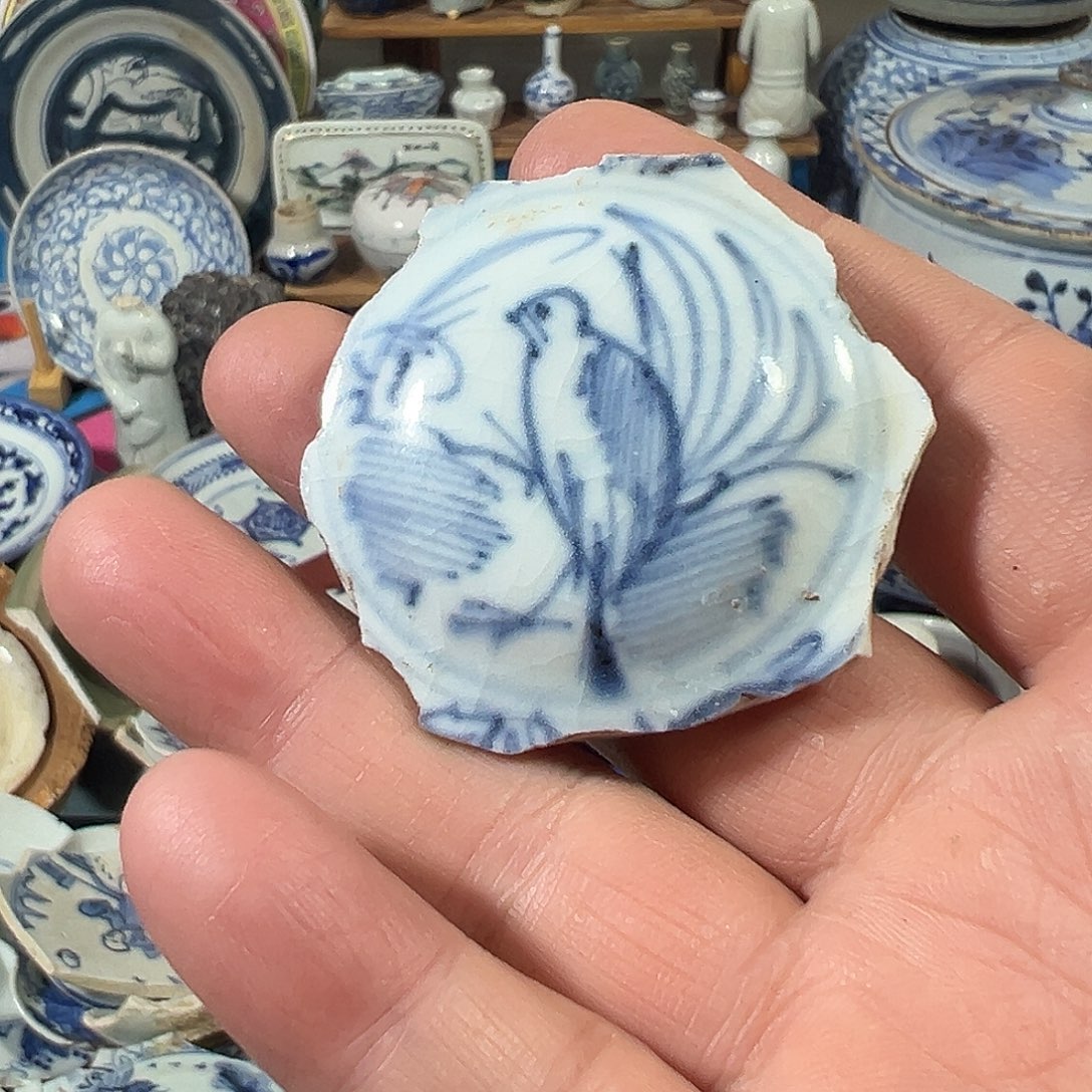 摆件陶瓷片标本，全场包邮