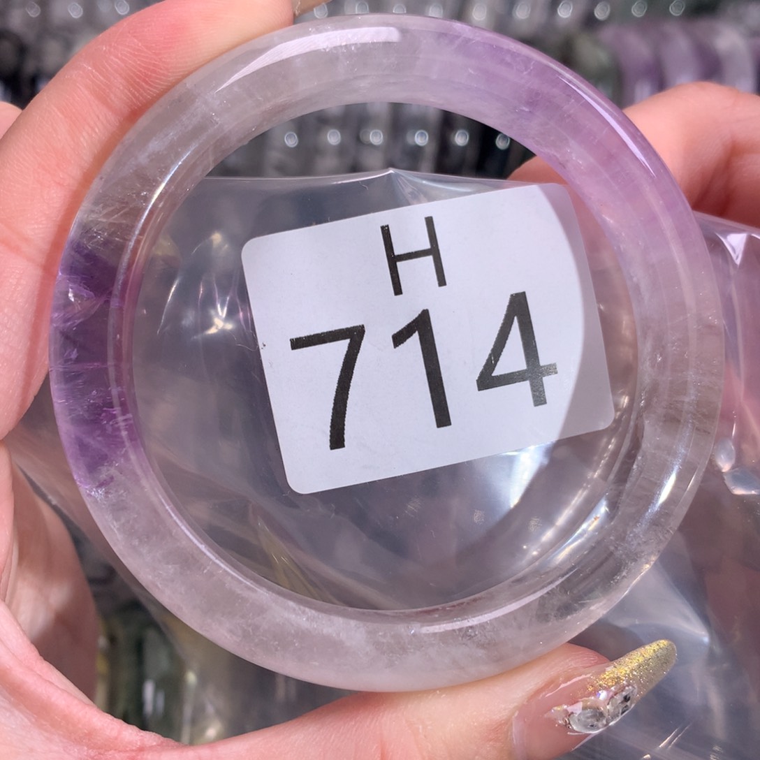 水晶手镯未镶嵌手镯714–58