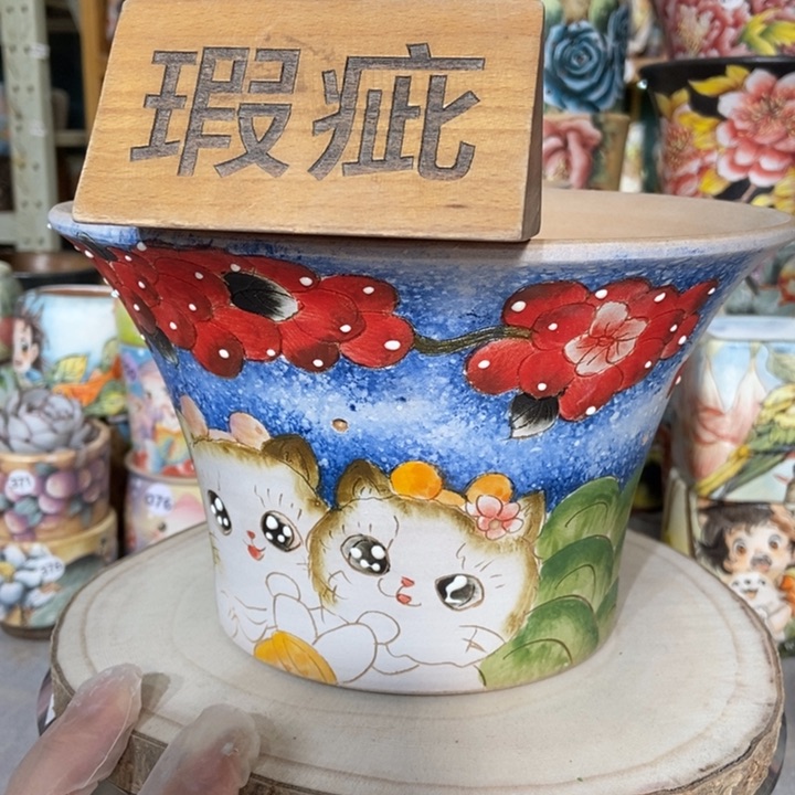 红陶景德镇艺术手绘作品