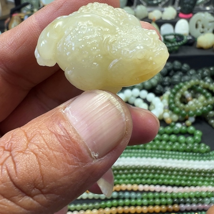 和田玉未镶嵌吊坠(不含链)