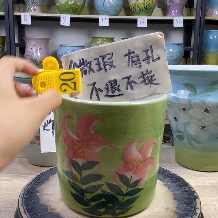 景德镇高温陶瓷花盆