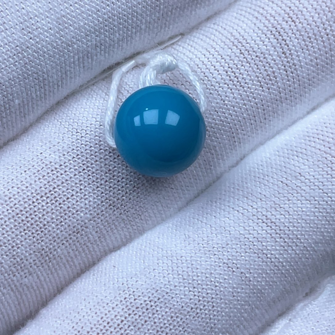 绿松石未镶嵌挂件10.5mm