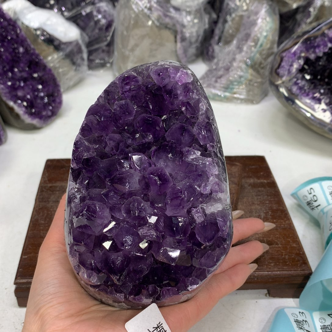 紫晶摆件未镶嵌水晶