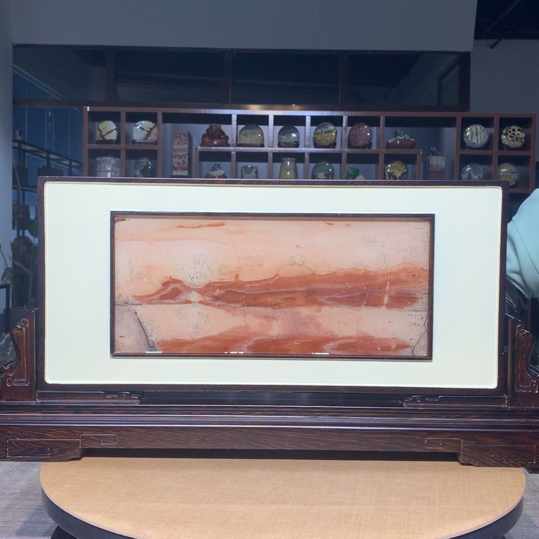 紫砂，广西国画石摆件，收藏观赏