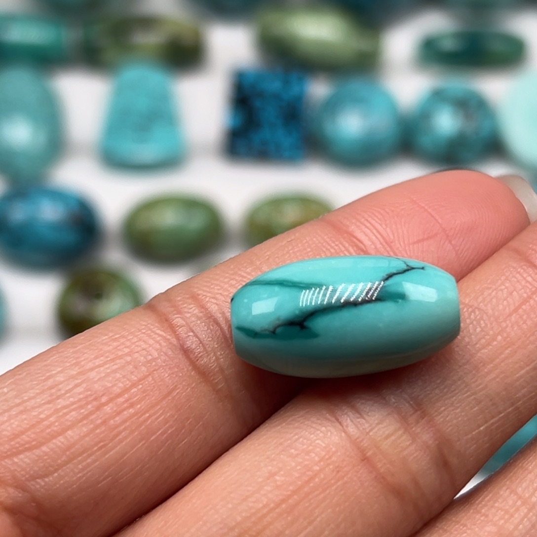 绿松石珠宝奇石未镶嵌