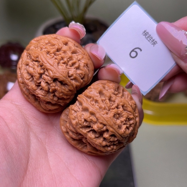 文玩核桃把件41尺全品粗筋6